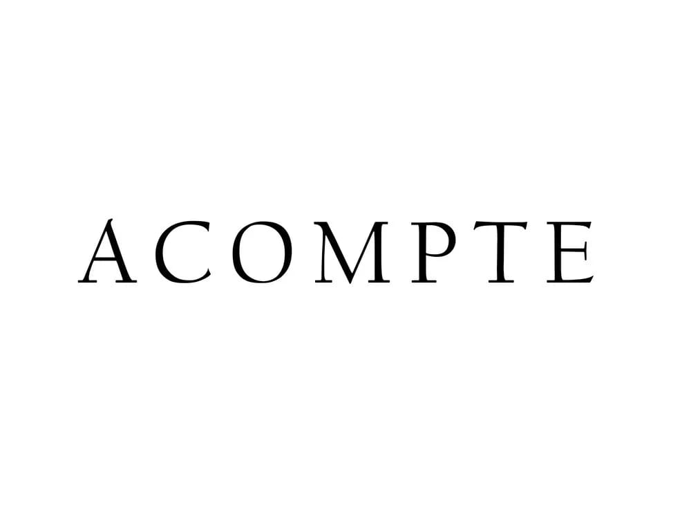 Acompte réservation